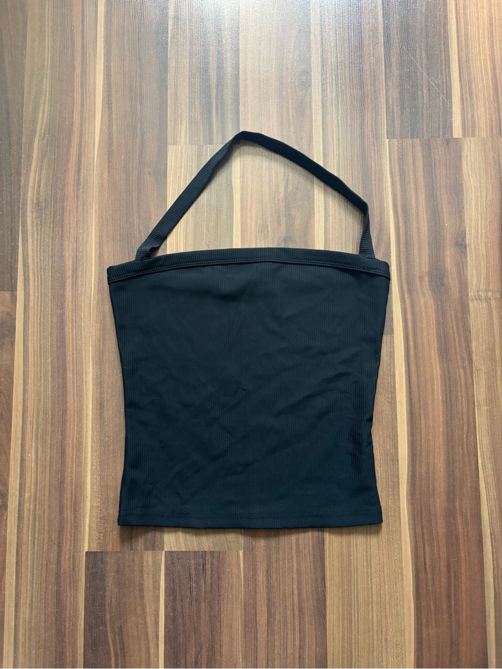 Slim Fit Black Halter Camisole/Tube Top